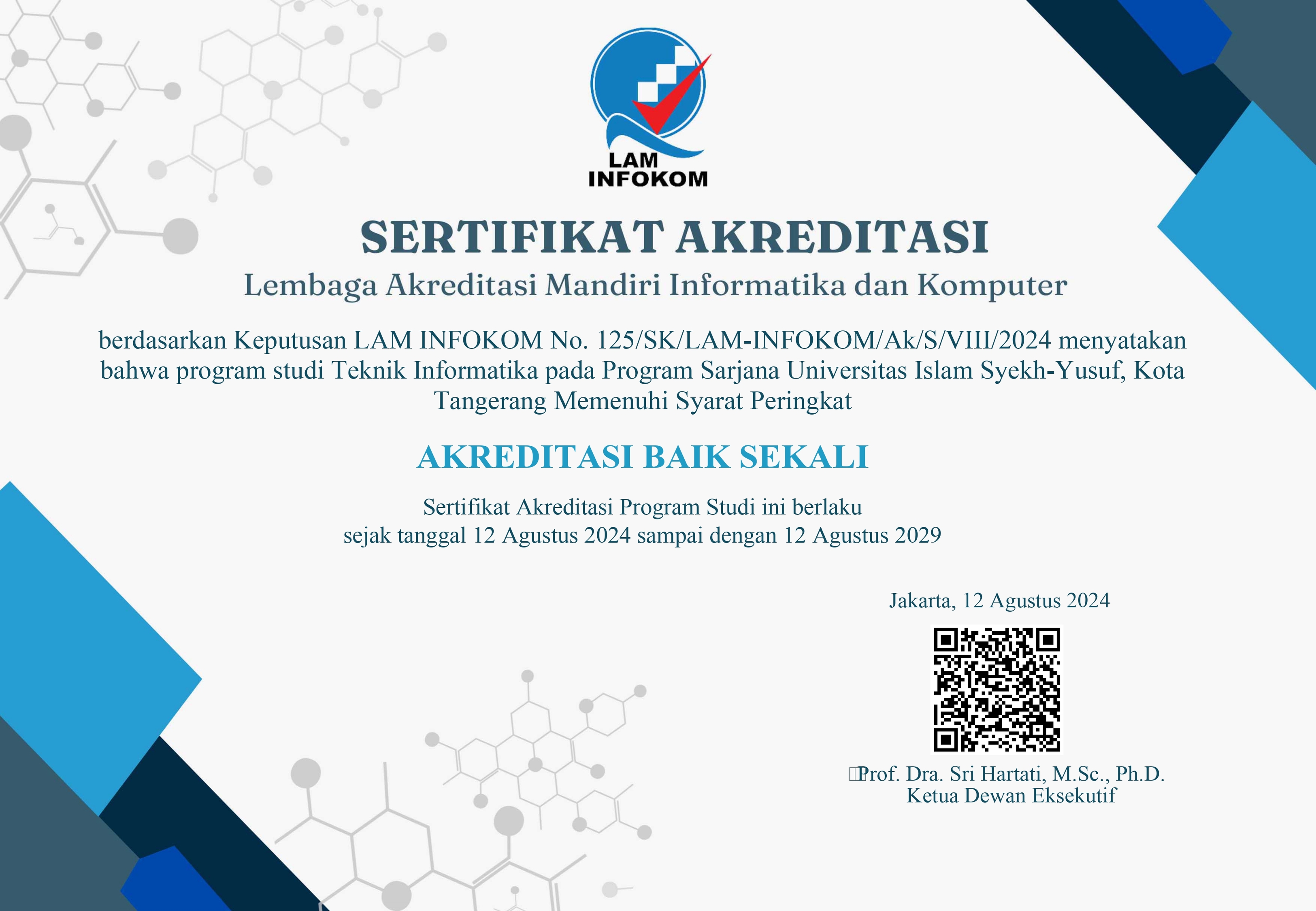 Sertifikat Akreditasi Teknik Informatika